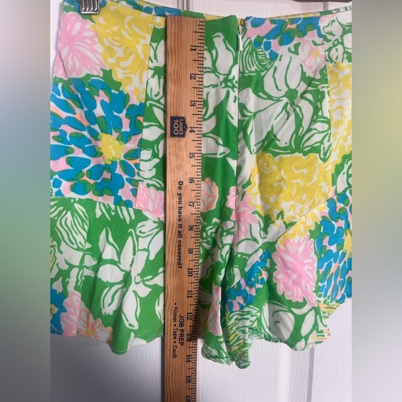Lilly Pulitzer Folly Skort Hibiscus Stroll Print Size 00 - Picture 10 of 12